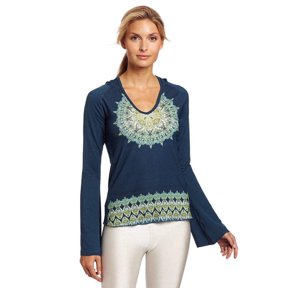 prAna Petra V Neck Hoodie S